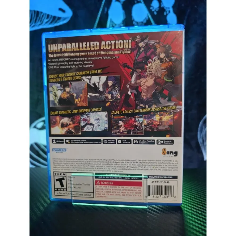 Sony PlayStation 5 Arc Systems Works DNF Duel Who's Next 2022